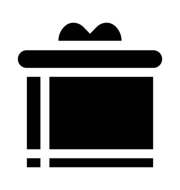 Sürpriz bir hediye ambalaj kutusu 