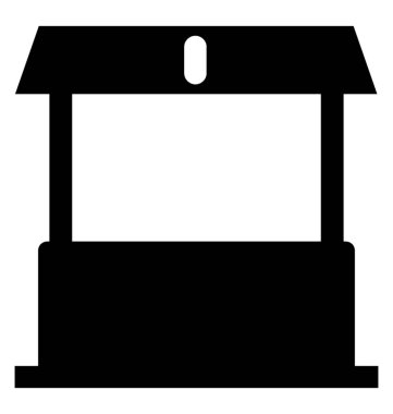 Bir kahve durak eğlence parkı 