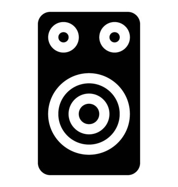 Bir ses çıkış aygıtı, hoparlör simgesi 