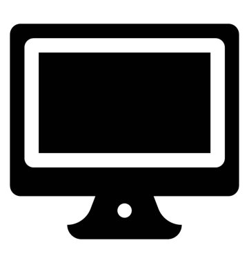 Düz ekran bilgisayar simgesi bilinen sahip bir bilgisayar 