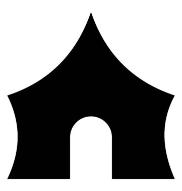 Macera için bir açık yaz kamp çadırı