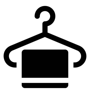 Bir havlu havlu askı askı üzerinde asılı 