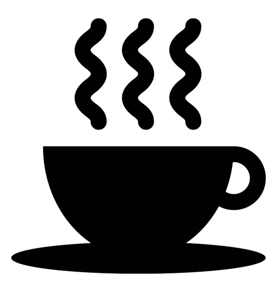 Чашка Чая Горячим Чаем — стоковый вектор