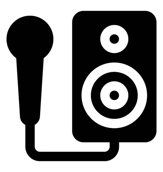 Ένα Mp3 Player Εφαρμογή Αναπαραγωγής Μουσικής — Διανυσματικό Αρχείο
