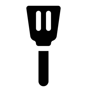 Bir oluklu kaşık yemek kızartmak için 