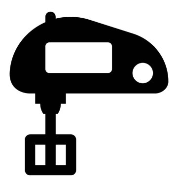 Yumurta kırbaçlanan bir elektrik yumurta çırpıcı 