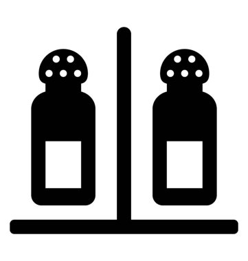 Tuz ve biber için ayarla şişe baharat 