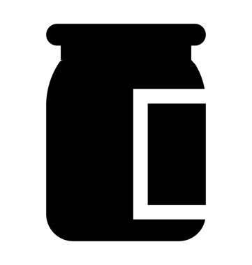 Bir reçel kavanoz reçel ile dolu 