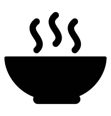 Buradan ortaya çıkan duman ile bir sıcak çorba kasesi 