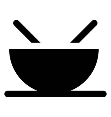 Tasvir yemek çubukları ile kase kase erişte 