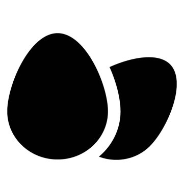 Bir simge, diyet için sağlıklı tavuk yumurta 