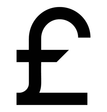 Sterlini lirası simge İngiliz para birimi olarak bilinir 