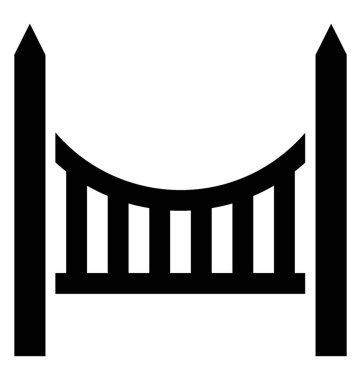 Vefat asma köprü için inşa Köprüsü 