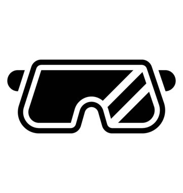 Yüzme sahilde genellikle sağlanan koruyucu gözlük 