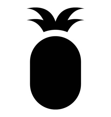 Sert kabuğu ile tropikal bir meyve dış ve taze sulu hamuru denilen ananas içinde