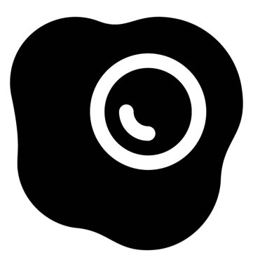 Bir kuş pişmiş yumurta sarısı kızarmış yumurta temsil eden ile 