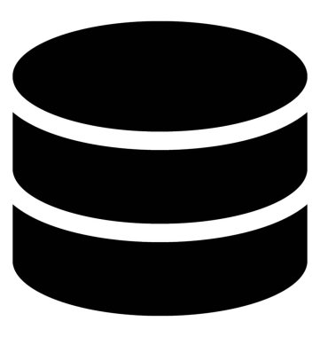 Veritabanı sistemleri veri yönetimi simgesini göstermek için tasarlanmıştır