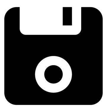 Glif simgesi tasarım disketin