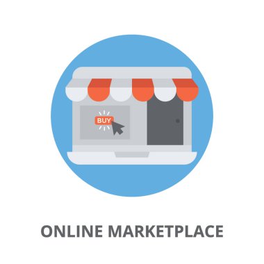 Bir online alışveriş web sitesi veya online pazar