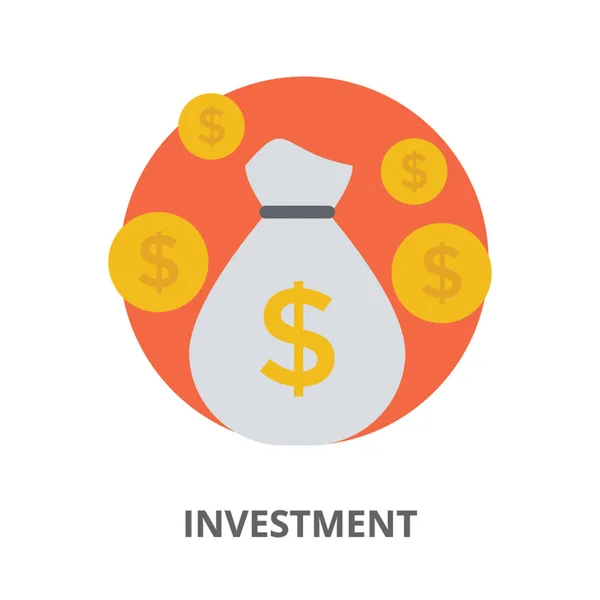 Sacco Denaro Simbolo Risparmio Investimento — Vettoriale Stock