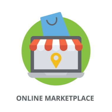 Bir online alışveriş web sitesi veya online pazar