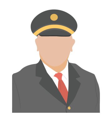 Bir polis memuru executive ofis kıyafet 