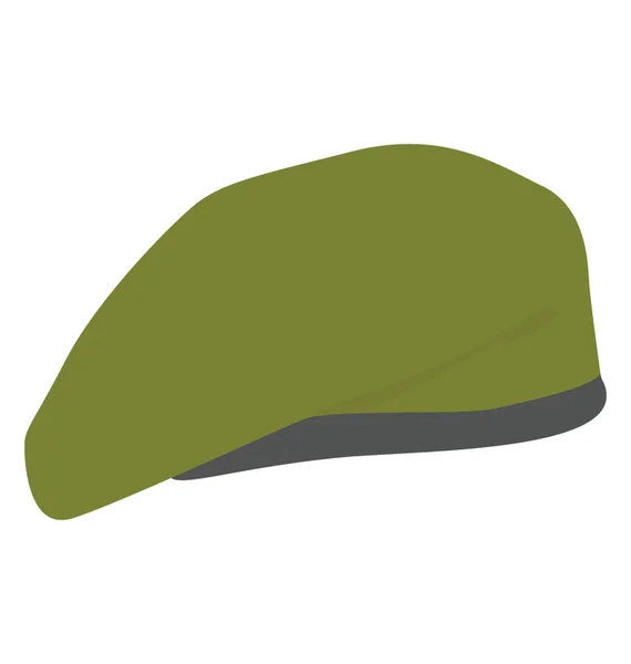 Cap Żołnierz Przedstawiające Mundur Armii — Wektor stockowy