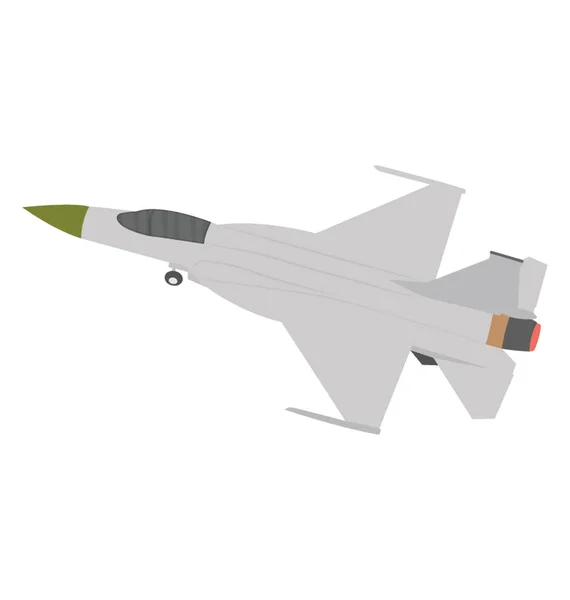 Avión Combate Utilizado Guerras Viajes — Vector de stock