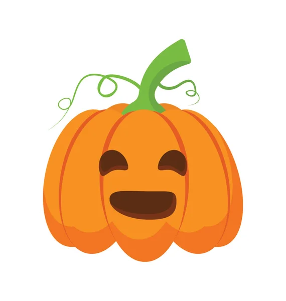 Calabaza Icono Color Plano — Archivo Imágenes Vectoriales