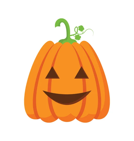 Calabaza Icono Color Plano — Archivo Imágenes Vectoriales