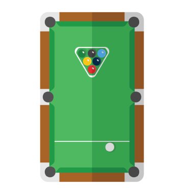 Snooker club kavramsallaştırma topları ile Yönetim Kurulu 