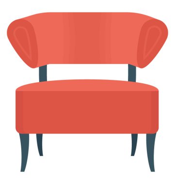 Sandalye düz renkli simge