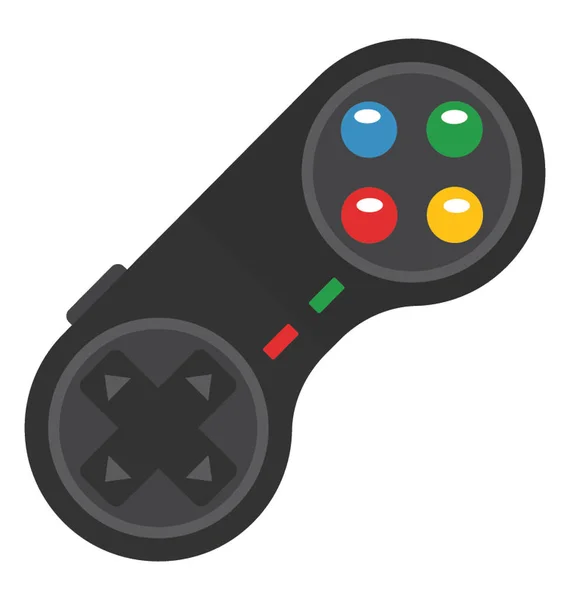Ένα Joystick Εκπροσωπεί Παιχνίδι Βίντεο — Διανυσματικό Αρχείο