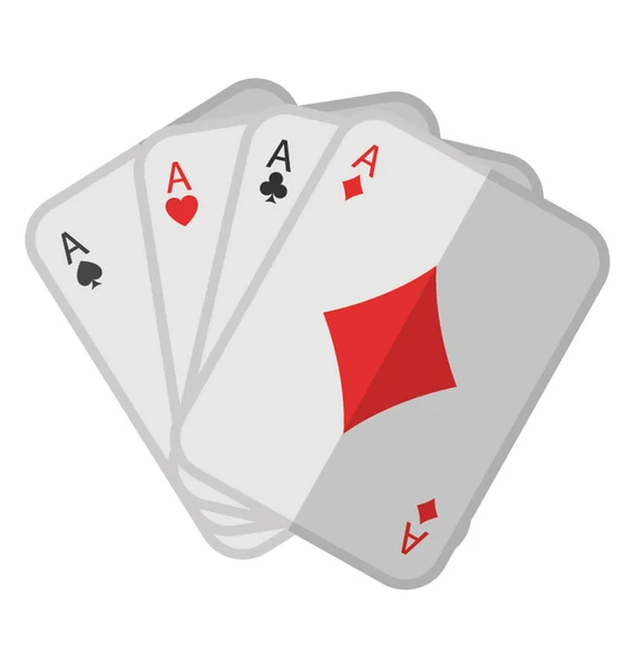 Tarjeta Poker Para Jugar Poker — Vector de stock