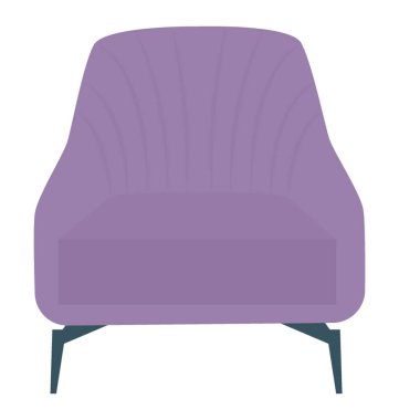 Sandalye düz renkli simge