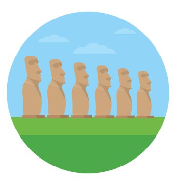 İnsan figürü, moai heykeli ünlü heykeli modelleri 