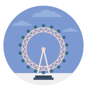 Londra'da, Londra göz dünya ünlü dev tekerlek