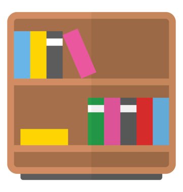 Kitap raf resmeden ahşap raf düzenlenmiş kitaplar 