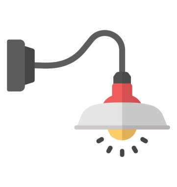 Sabit duvar ve heykelde duvar ışık yanıp sönen ışık lamba 