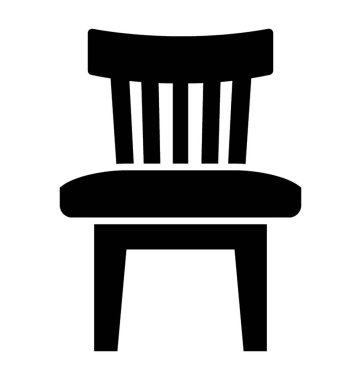 Üzerine oturmak için tahtadan yapılmış bir yemek sandalyesi