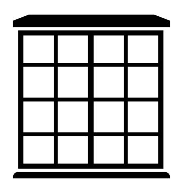 Farklı bloklar şeklinde, oda pencere cam pencere 