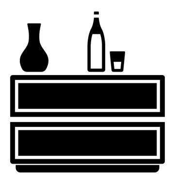 Lounge Tablo vazo ev dekorasyon için üzerinde