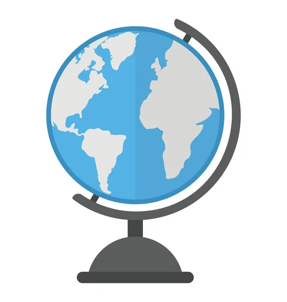 Mapa Forma Bola Que Representa Mapa Globo — Vector de stock