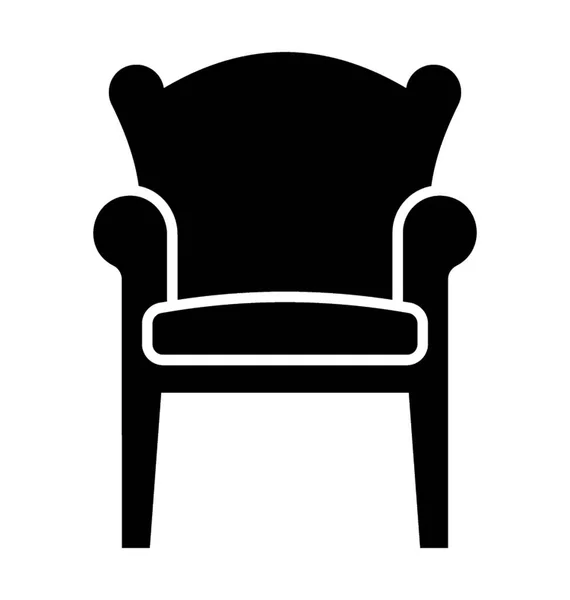 Krzesło Wykonane Drewna Usiąść Nim — Wektor stockowy