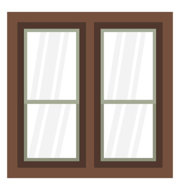 Pencere durum basit düz simgesi tasarım 