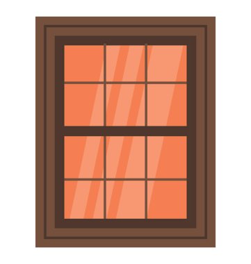 Şekilli kanatlı pencere düz simgesi tasarım yay 