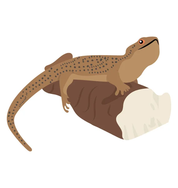 Elasmosaurus 도마뱀 아이콘 그래픽 — 스톡 벡터