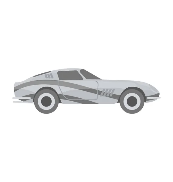 Voiture Sport Flat Vector Icon — Image vectorielle