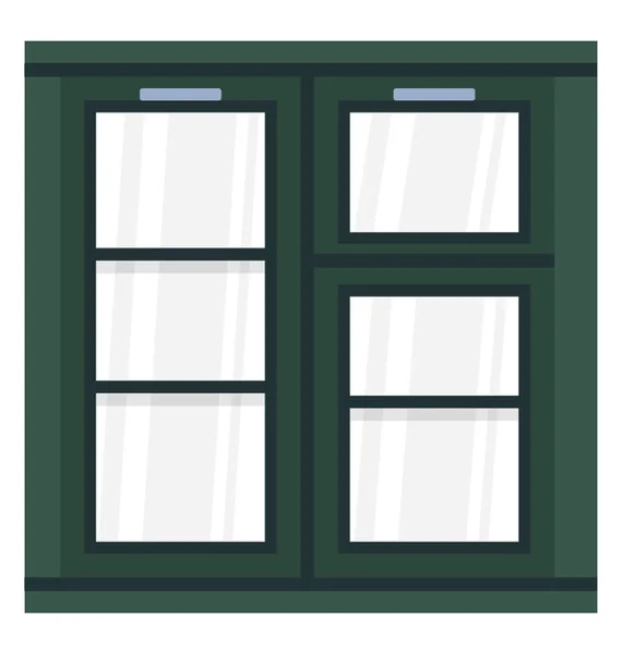 Дизайн Плоского Иконного Окна Форме Дуги — стоковый вектор