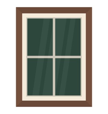 Cam pencere ile modern ev iç 